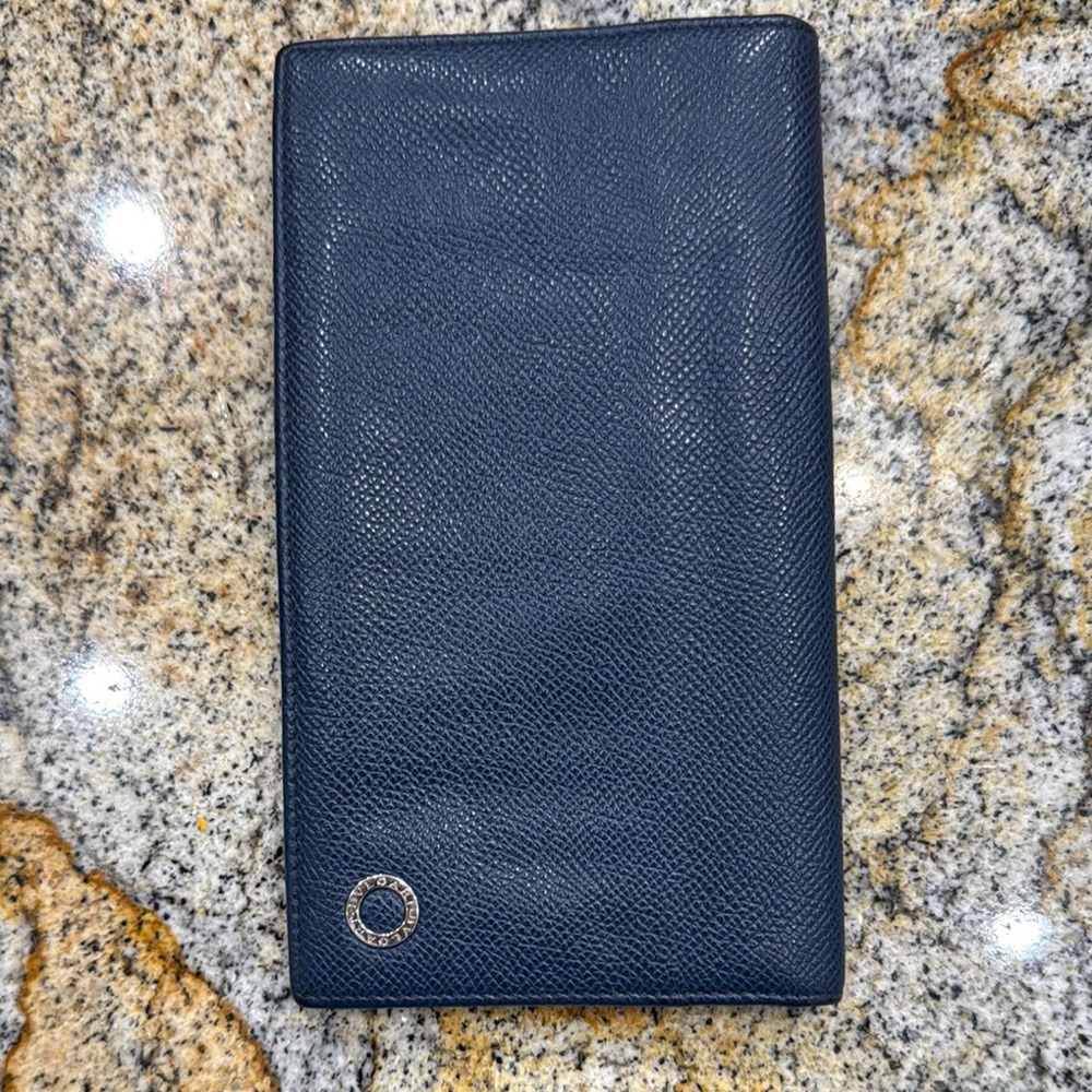 BVLGARI blue Key & Card Holder